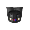 MINIDOME TURRET 2x4MP TIOC DUO NOIR EPTZ IR25M LED20M MIC AUD ALARM IP67 POE/12V
