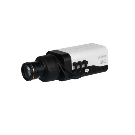 CAMERA BOX IP 8MP AI WIZMIND P-IRIS ANPR WDR 120DB ALARM EPOE/12V/24V