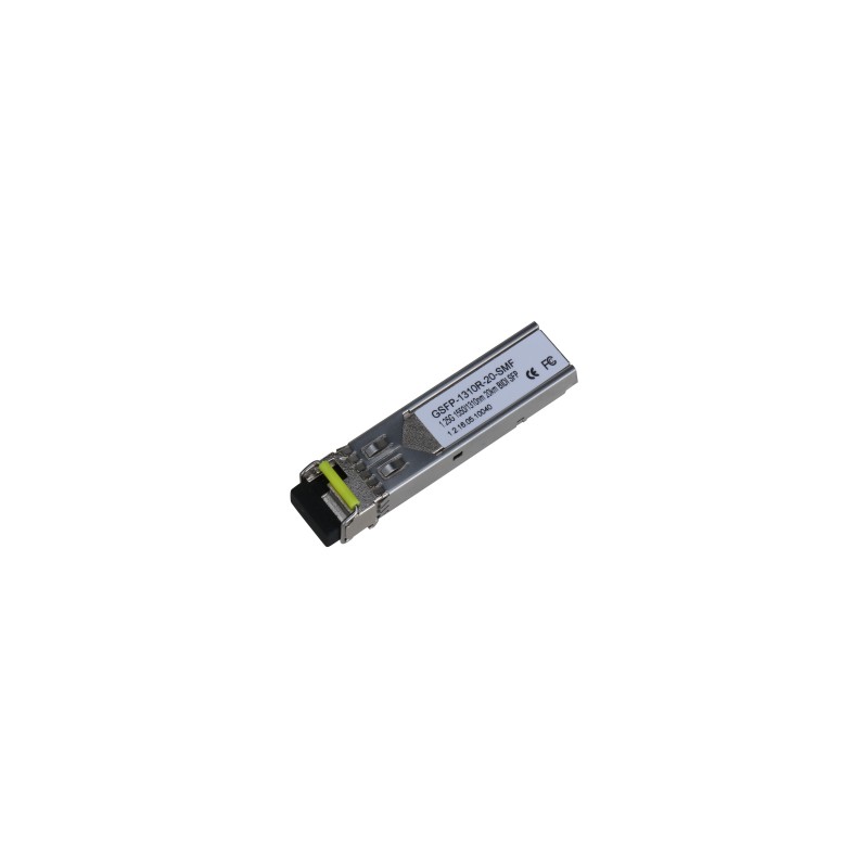 MODULE SFP RECEPTEUR MINI-GBIC CONNECTEUR LC GIGABIT MONOMODE 1310NM 20KM