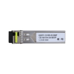 MODULE SFP RECEPTEUR MINI-GBIC CONNECTEUR LC GIGABIT MONOMODE 1310NM 20KM