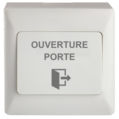 Bouton poussoir ABS Ap 86 x 86 x 38/44 mm Contact inverseur CO/NO/NF