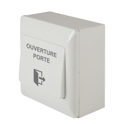 Bouton poussoir ABS Ap 86 x 86 x 38/44 mm Contact inverseur CO/NO/NF
