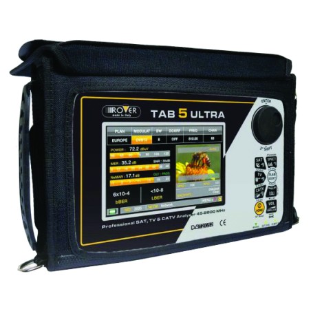 MESUREUR DE CHAMPS DVBT2 S2 C – ÉCRAN 5 POUCES – 1.4KG