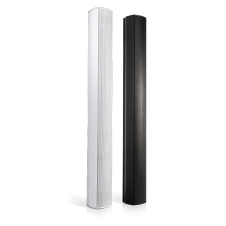 Colonne acoustique blanche 60W en 100V avec IP55