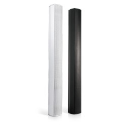 Colonne acoustique noire de 60W en 100V avec IP55