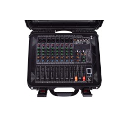 Kit de sonorisation 360W avec table de mixage, enceintes passives et pieds LED