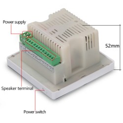 Amplificateur mural 2 x 15W Bluetooth en 8 ?