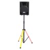Pied télescopique acier affichage LED et ABS noir flexible 35 mn 30 Kgs