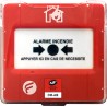 DECLENCHEUR MANUEL D'ALARME CONVENTIONNEL SANS LED, BORNIER AUTO