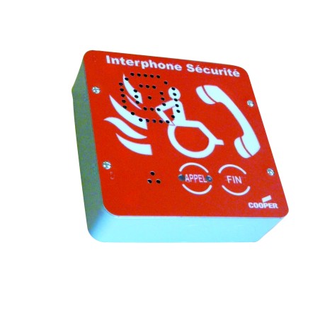 INTERPHONE POUR EAS ROUGE