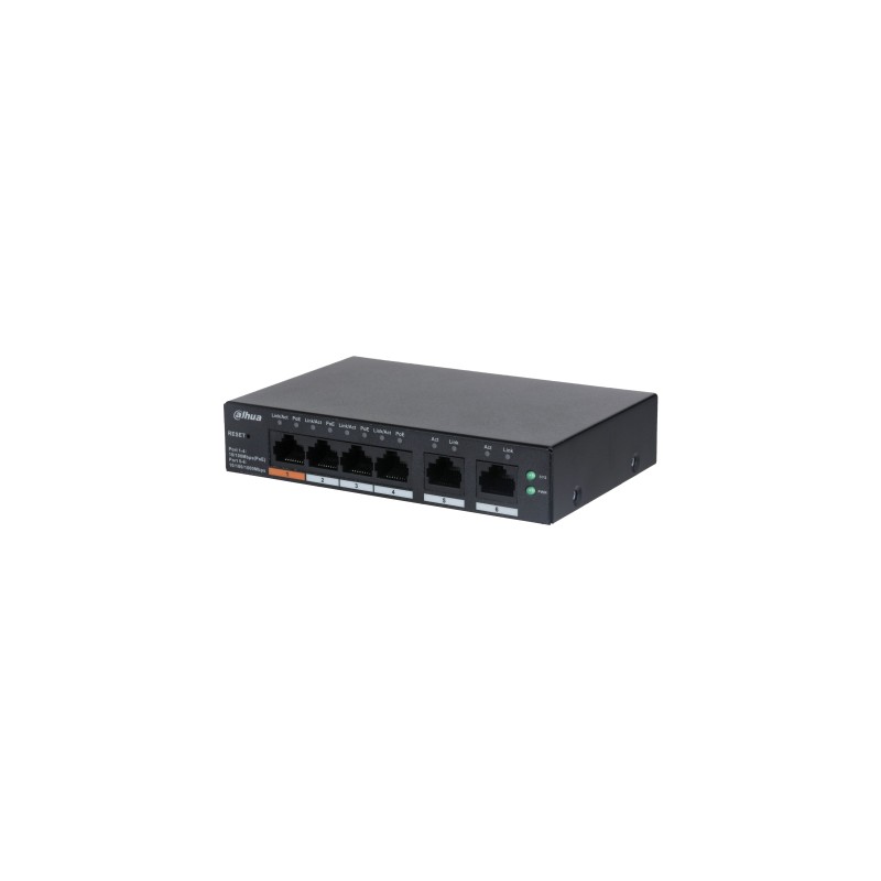 SWITCH ADMINISTRABLE L2 POE+ 4XRJ45 10/100 2XRJ45 10/100/1000 60W