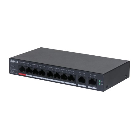 SWITCH ADMINISTRABLE L2 POE 8XRJ45 10/100/1000 2XRJ45 10/100/1000 UPLINK 110W