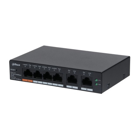 SWITCH ADMINISTRABLE L2 POE 4XRJ45 10/100/1000 2XRJ45 10/100/1000 60W