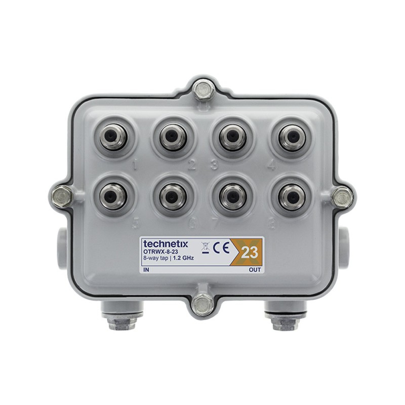 DÉRIVATEUR RÉSEAU ÉTANCHE - CONNECT 5/8 -SORT 8 DIRECT EN F - PERTE 23 DB 1,2GH