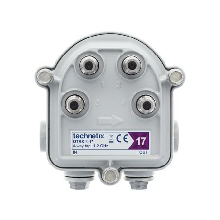 DÉRIVATEUR RÉSEAU ÉTANCHE - CONNECT 5/8 -SORT 4 DIRECT EN F - PERTE 17DB 1,2GHz