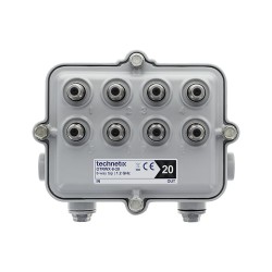 DÉRIVATEUR RÉSEAU ÉTANCHE - CONNECT 5/8 -SORT 8 DIRECT EN F - PERTE 20 DB 1,2GH