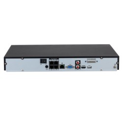 NVR IP 4 VOIES 4POE 4MP/30IPS 80MB LITE EPTZ IVS 1HDMI/VGA/USB/1RJ45 2HDD 1U