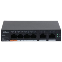 SWITCH ADMINISTRABLE L2 POE 4XRJ45 10/100/1000 2XRJ45 10/100/1000 60W
