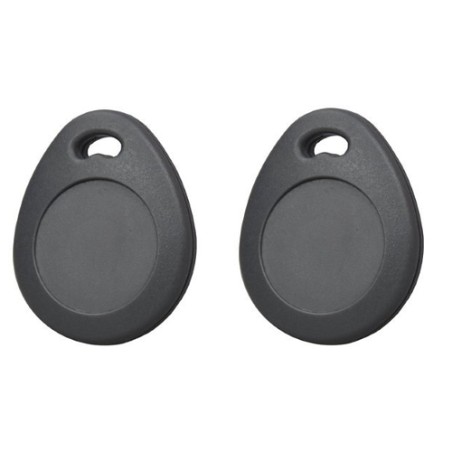 Tag pour claviers : Tactile / Elégant / Panda radio / 13,56 MHz. Lot de 2
