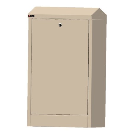 NC570 ARMOIRE RUE IVOIRE METAL.990x570x310mm (clé réf. 848616 en sus)