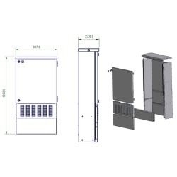 35SA 7R -ARMOIRE RUE GRISE...
