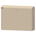 NC1325(T4) ARMOIRE RUE IVOIRE METAL.1000X1132X380MM (CLÉ RÉF. 848615 EN SUS)