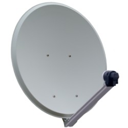Parabole alu 70cm blanche...