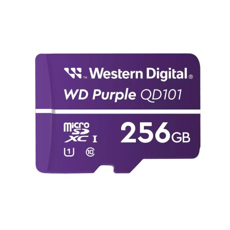 CARTE MICROSDHC WESTERN DIGITAL PURPLE 256GB