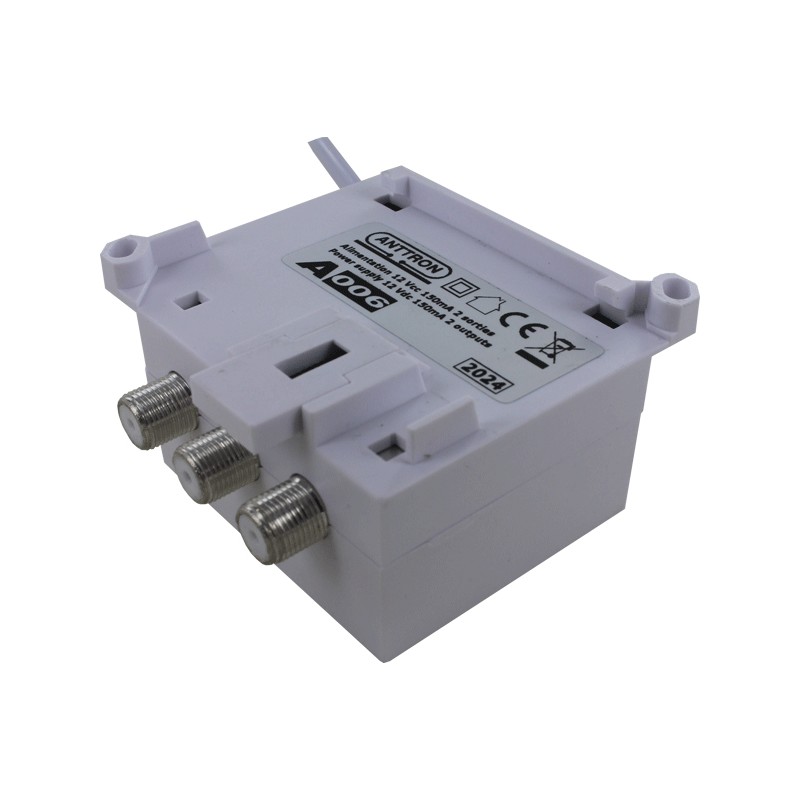 Alimentation 24V - 150mA - 1 entrée 2 sorties - Rail din