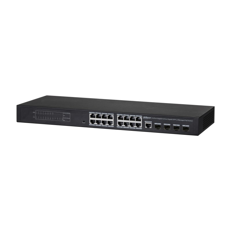 SWITCH POE/POE+ 16X10/100/1000 BASE-T 4X1000 BASE-X 240W POE+