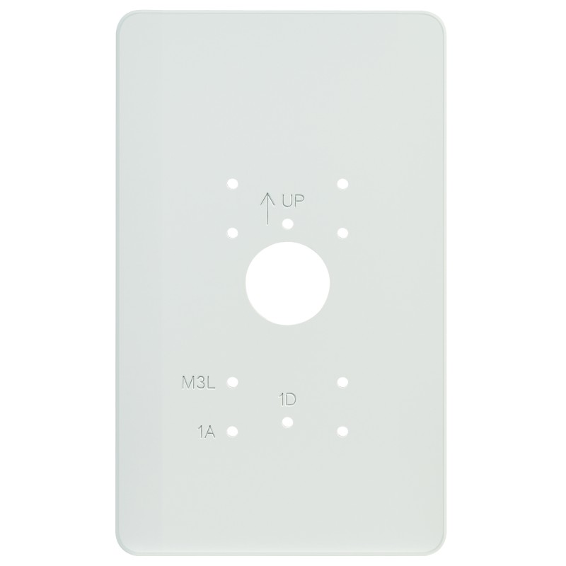 Plaque de propreté largeur 150mm en PVC blanc pour GT1D, GT1A et GT1M3L