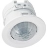 Détecteur IR Plafond portée 6m 360° Encastrable