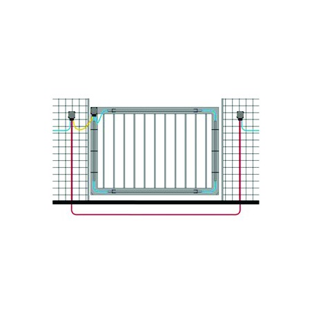 Cable VIGIBOX kit pour portail simple, 2 kits pour réaliser un double battant