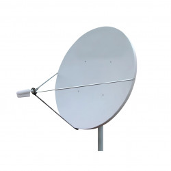 Antenne fibre Channel Master 1M80 - Avec Monture AZ/EL et kit LNB classique