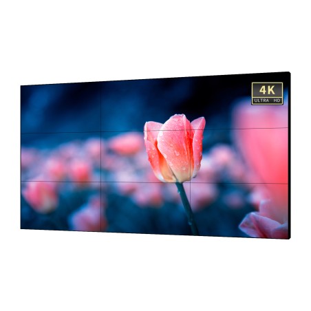 65'' MUR D'IMAGE 3.5MM 4KUHD LED DP IN/OUT 2XHDMI 500CD 8MS 178°(H/V) METAL 24/7