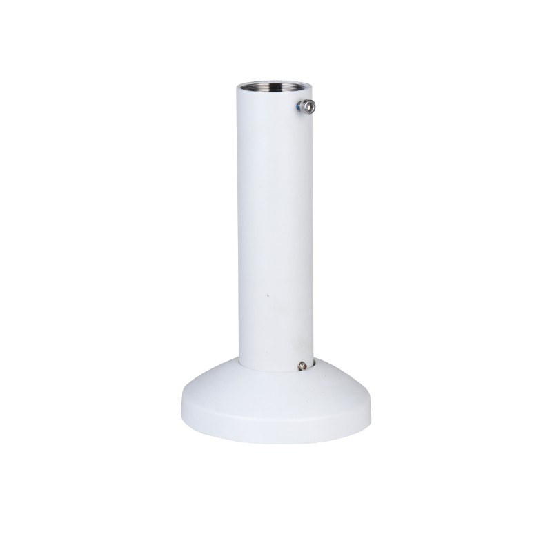 SUPPORT TUBE PLAFOND ACIER BLANC POUR DOME PTZ PREVOIR ADAPTATEUR