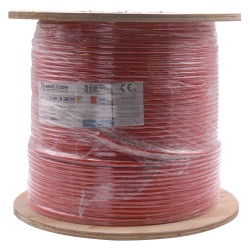CÂBLE LY9ST/SYT+2P AWG20 ROUGE (500 M)