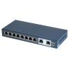 SWITCH ETHERNET GBIT POE 10 PORTS ( 8 GBIT POE + 2 GBIT)