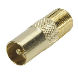 Adaptateur F femelle / TV...