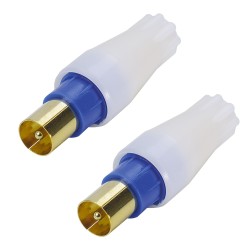 Kit 2 prises TV 9.52mm M -...