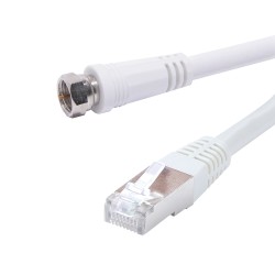 BALUN RJ45 MÂLE / 'F' MÂLE...