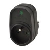 Parasurtenseur gigogne 250V/16A - 3680W - voyant - fusible intégré - noir