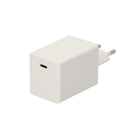 Chargeur USB C sur secteur 230V - 5V-9V-12V-15V-20V/3A - PD 3.0 - 60W - blanc