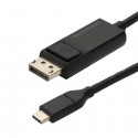 Cordon-convertisseur bidirectionnel USBC M/DisplayPort 1.2 M - 4K60ips - OR - 2m