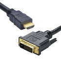 Convertisseur DisplayPort 1.2 M vers HDMI A F - 4K/60ips - plug & play - 0m15