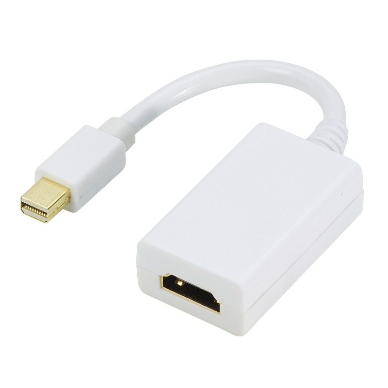 Convertisseur mini DisplayPort 1.2 M vers HDMI A F - 4K/30ips - plug&play - 0m15