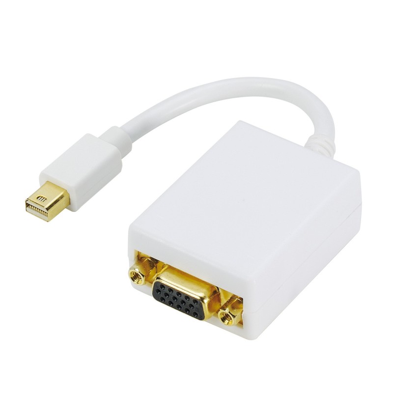 Convertisseur mini DisplayPort 1.1 M vers VGA F - Full HD - plug&play - 0m15