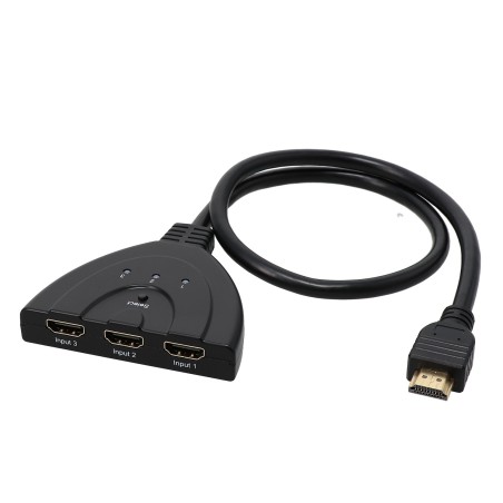 Sélecteur HDMI 3 vers 1 - 8K- auto-alimenté - plug & play - 0m50