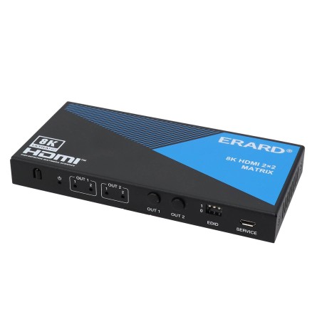 Matrice HDMI 2 vers 2 - 8K/60ips - 48 gbps - EDID