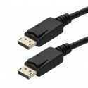 Cordon DisplayPort 1.2 M/M - 2560x1600p - 21.6 gbps - nickel - 10m